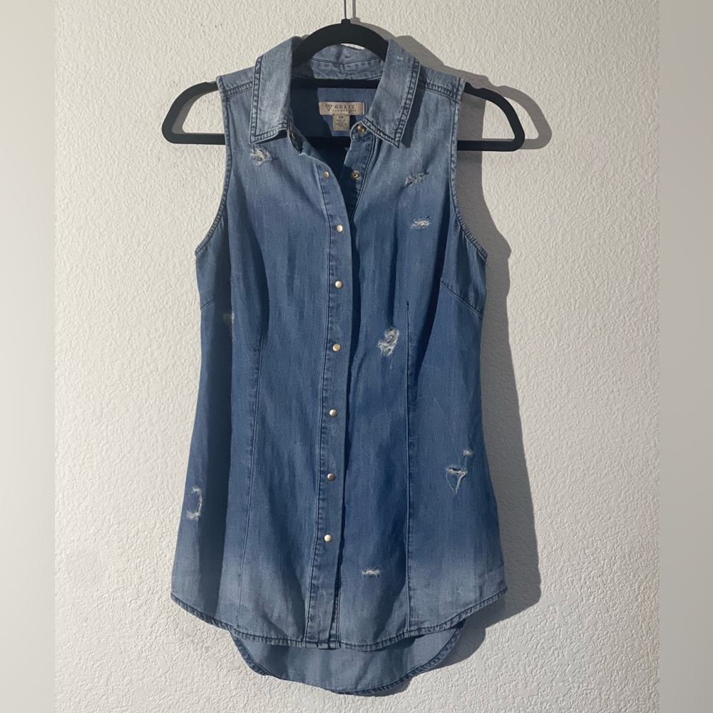 Guess Denim Shirt / Vest
Style # W52HA1D1C72